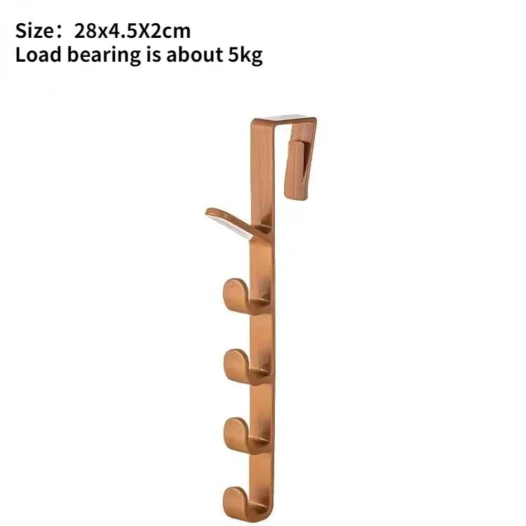 

1pc Bedroom Door Hanger Clothes Hanging Rack Over The Door Plastic Home Storage Organization Hooks Holder Bags Rails
