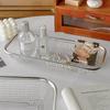 Stainless Steel Mesh Fruit Basket Rectangular Wire Storage Tray Easy Clean Draining Tray For Kitchen Vegetable Washing