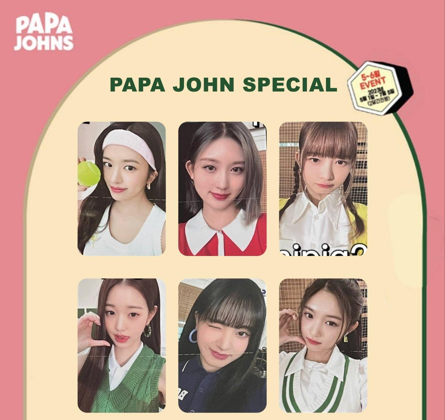 

[В РУКАХ] IVE PAPAJOHNS PHOTOcard