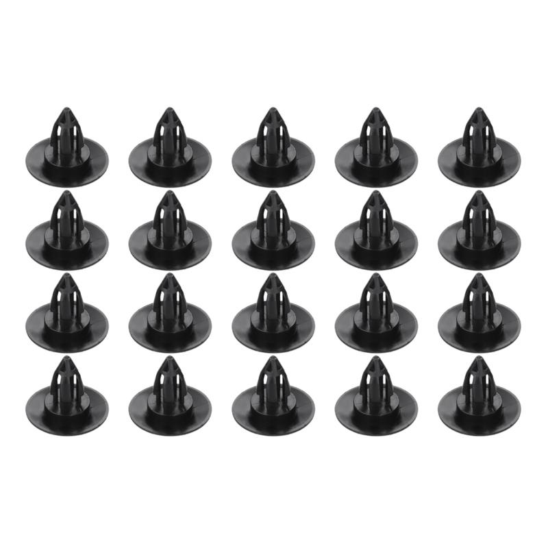 20PCS Black Car Side Sill Skirt Trim Clips Automotive Fastener Replacement Clip For BMW X5 E70 X6 E71 Car Interior Accessories