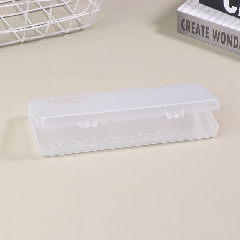 10 Slots Transparent Plastic Battery Storage Box Hard Container Holder Case For Aaa/Aa/18650 Battery Organizer Accessories 1Pc