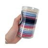 Hair Band 15Pcs High Elasticity Ropes, Thick Rubber Bands, Super Grip Non-deforming Rope No Slip Ties, Tangle Accessories for Running Climbing