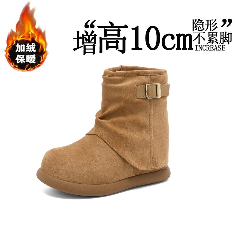 

Winter new small potatoes, piled and thickened women s thick bottom increases height and keeps warm women s thick bottom 39