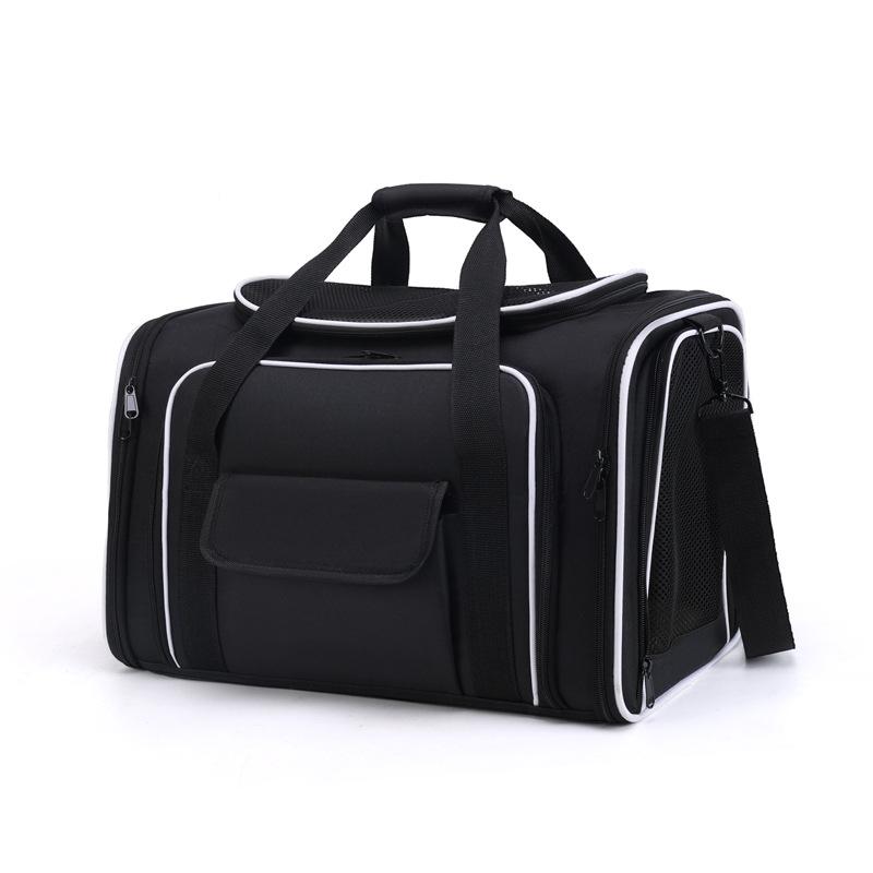 

Кошачья сумка для отдыха на природе, портативный рюкзак для кошек, одно плечо для питомца, расширяемый портативный рюкзак для кошек 47*24*28cm