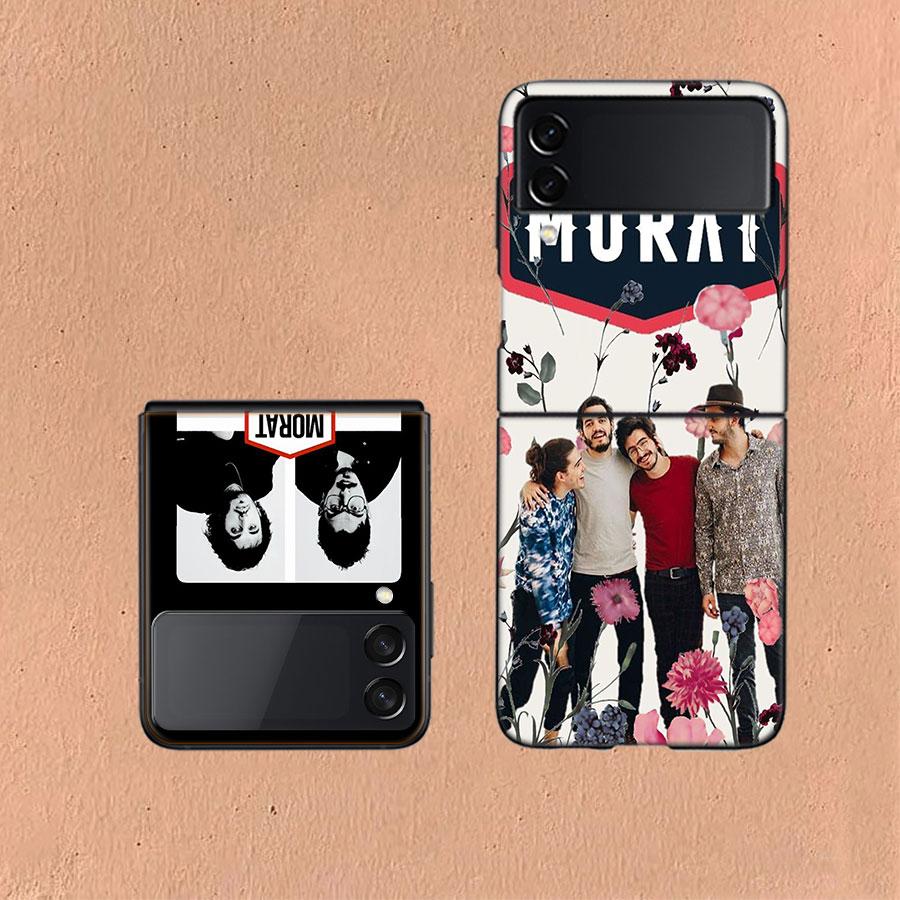 M-Morat Band Phone Case For Samsung Z Flip 6 7 5G Galaxy Z Flip 5 4 3 5G Cases Shockproof Hard Cover TPU