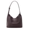 First Layer Cowhide Vegetable Basket Bag Women'S Large-Capacity Niche Crossbody Bucket Bag Strict Underarm Leather Commuter Shoulder Bag