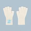 GOCORI FINGERLESS SHORT GLOVES - IVORY Fingerless Gloves Winter Gloves