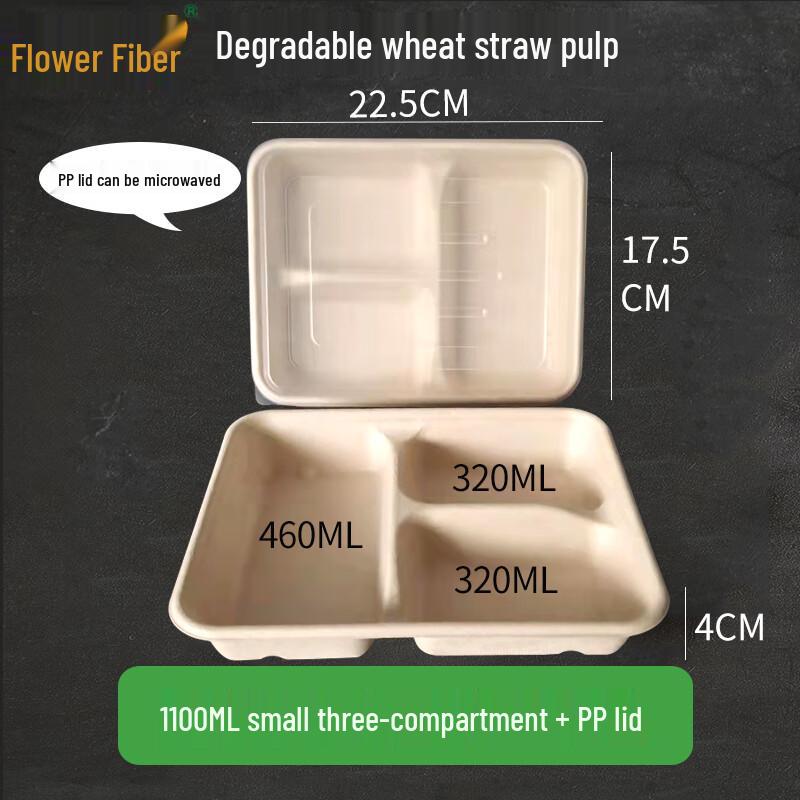 Disposable Multi-Compartment Food Containers
