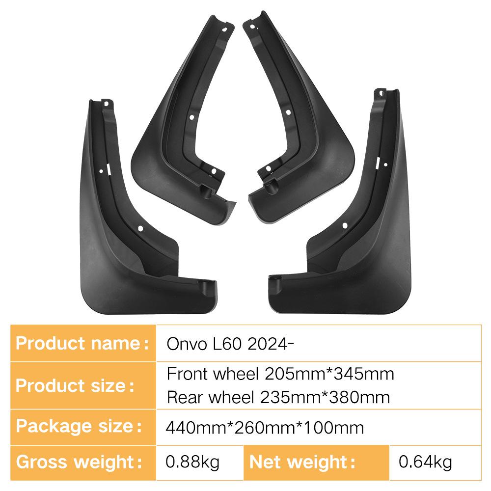 Suitable for NIO Ledao Onvo L60 2024 Foreign Trade Cross-border Mud Fender Car Tire Fender Modification
