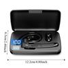 Screen Display Business Headset Hanging Ear Wireless Headphones Bluetooth Earphone  Mobile Phone