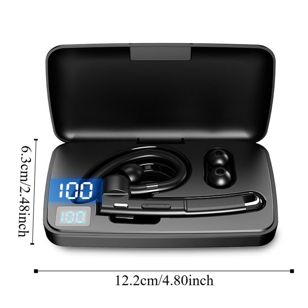 Screen Display Bluetooth Earphone Rotatable Wireless Headphones Ear Hook Business Headset  Business