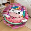 1PC Unicorn Watermelon Umbrella-8-Rib Reinforced Portable Folding Travel Suitable for All Seasons Outdoor Daily Use-G408