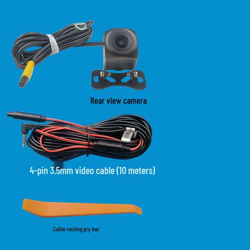 1080P Rearview Camera: 360° Driving Recorder with Blind Spot Streaming, HD Night Vision, and Reversing Image