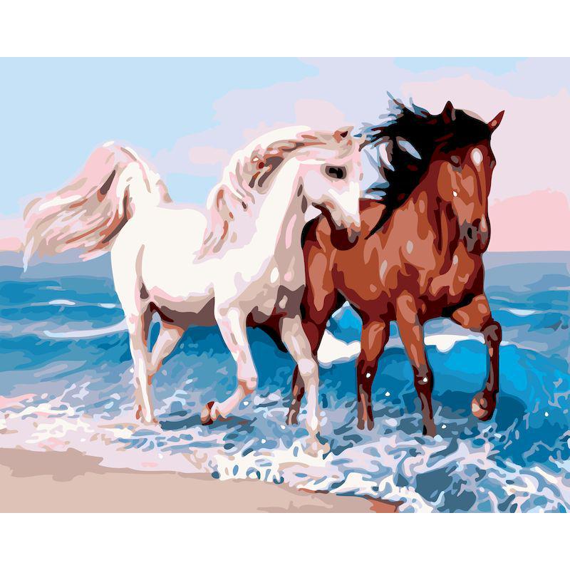 Frameless Digital Oil Painting for Entrance Hall - 40x50 Pigment Kit.