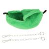 Small Warm Plush Banana shaped Pet   House for Hamster Hammock Bed(Yellow)