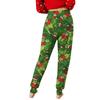 Women's Casual Fashion Home Print Velvet Sweatpants