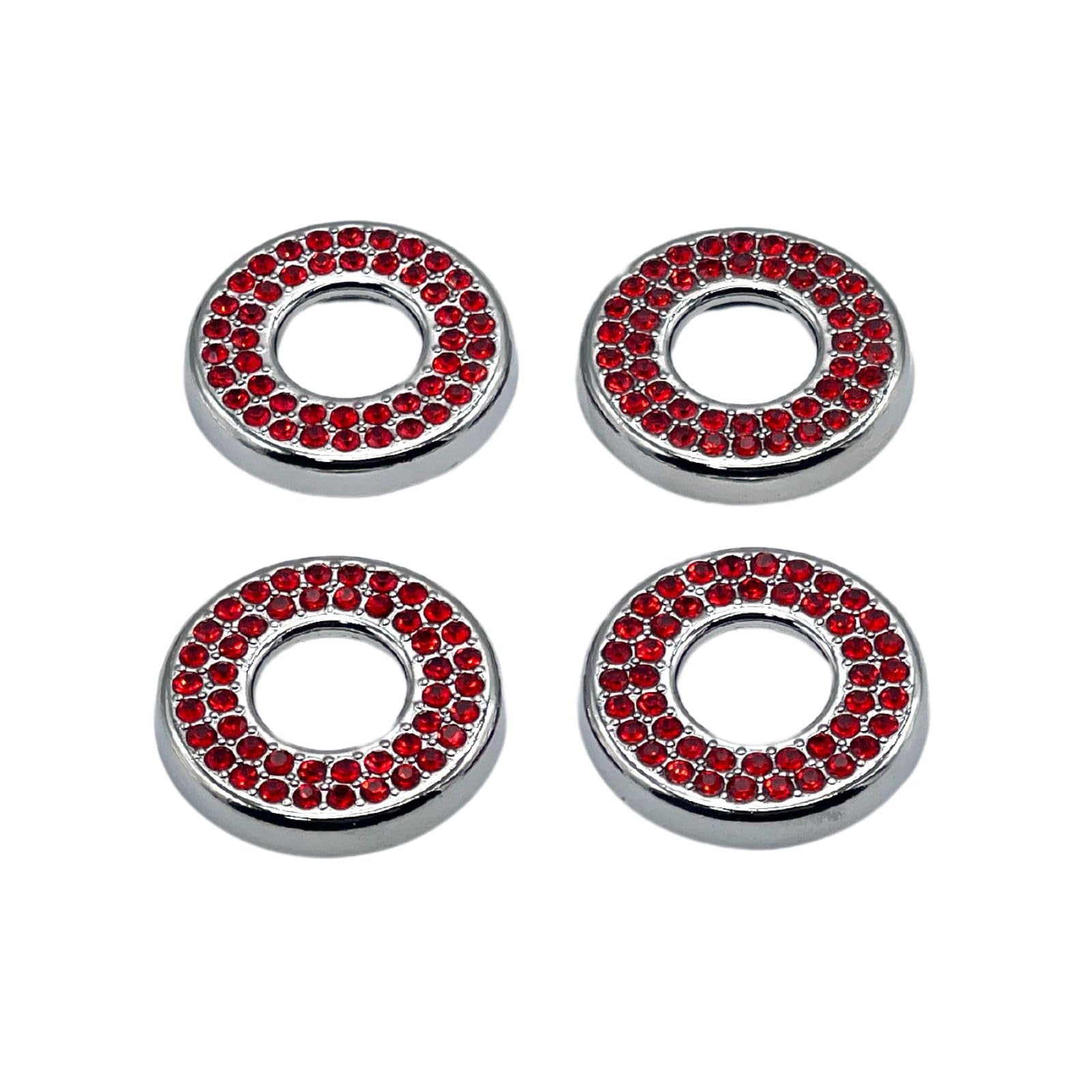 

FrugeL Door Lock Pin Decorative Ring Mercedes Benz BENZ Universal Door Lock Cover 4pcs Crystal Stone Dress Up Outside (red) красный