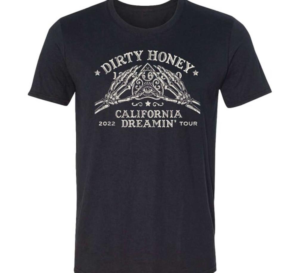 

VTG Dirty Honey rock band T-shirt black Short sleeve All sizes Unisex T-Shirt S