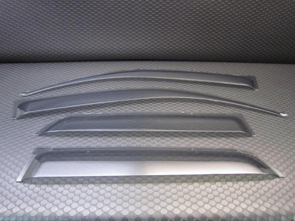 BRIGHTZ Premium Side Door Visors with Hardware for Toyota Hilux Surf Fits N215 210/215 [INJ-V-041], Green, Trim, KD, RZN, VZN, N210, (Part Number