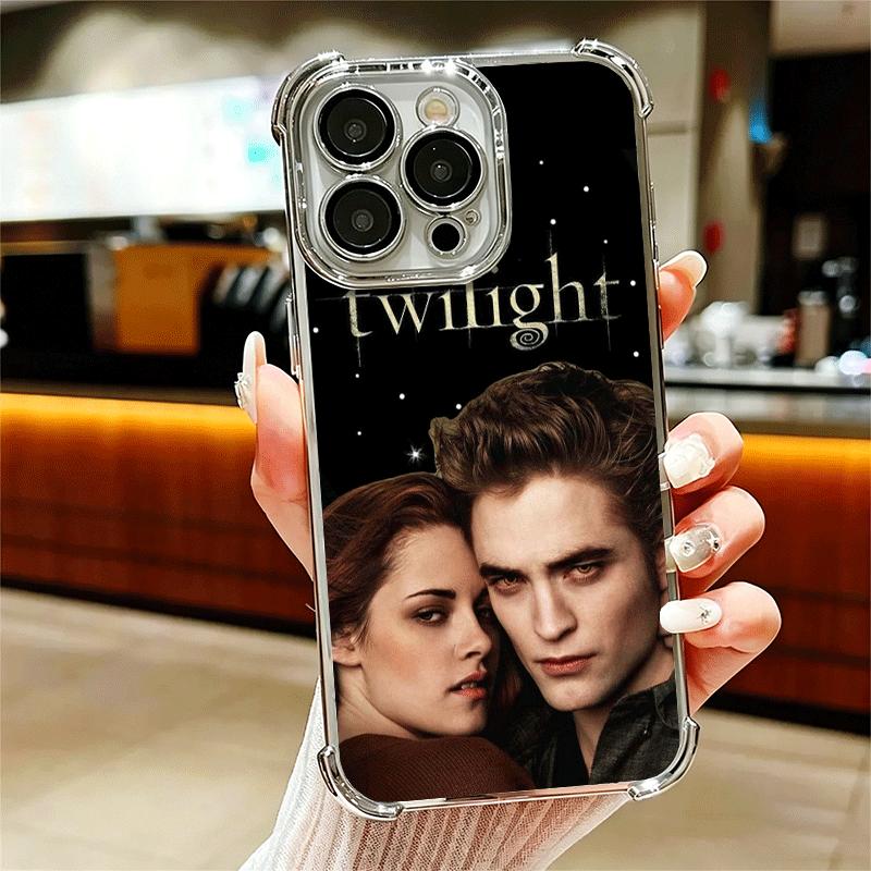 Twilight Saga Edward Soft Phone Case For iPhone 15 16 17 Air 14 Pro Max 16E Plus 13 12 Mini Plating Anti-Fall Fundas