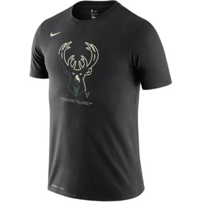 Milwaukee Bucks NBA Crew Neck Pullover Comfortable Short Sleeve T-Shirt Men Tops AT0428-010