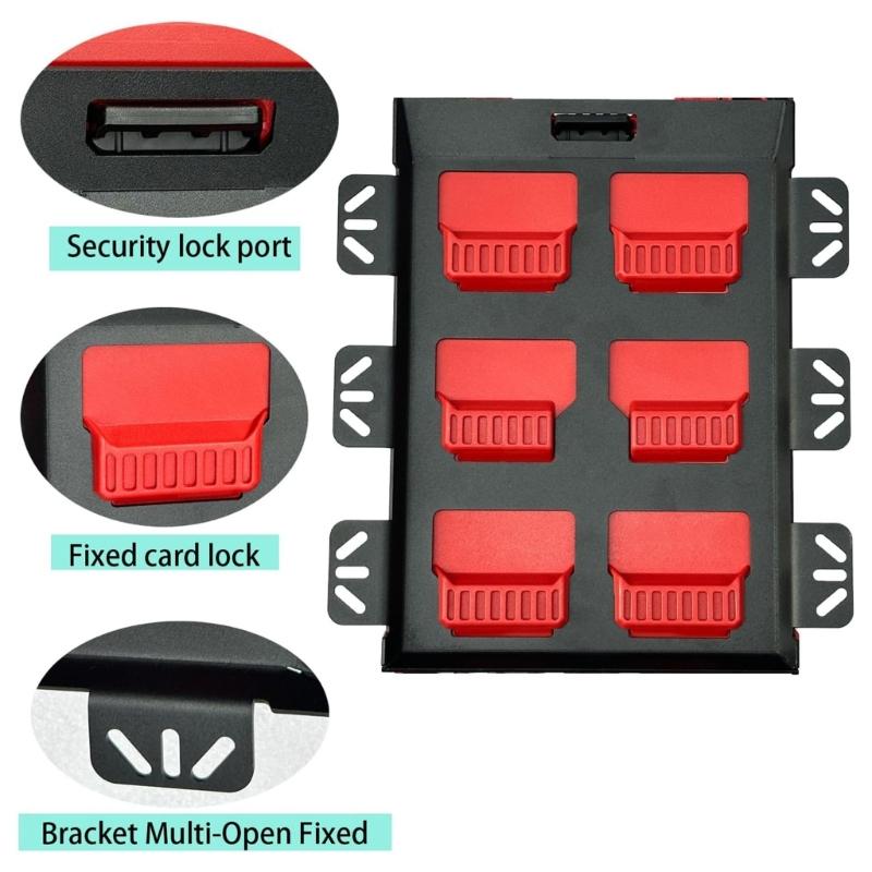 Packouts Wall Mount Metal Mounting Base Storage Toolboxes on Wall or Floor Half Width Plate for Tool Organization