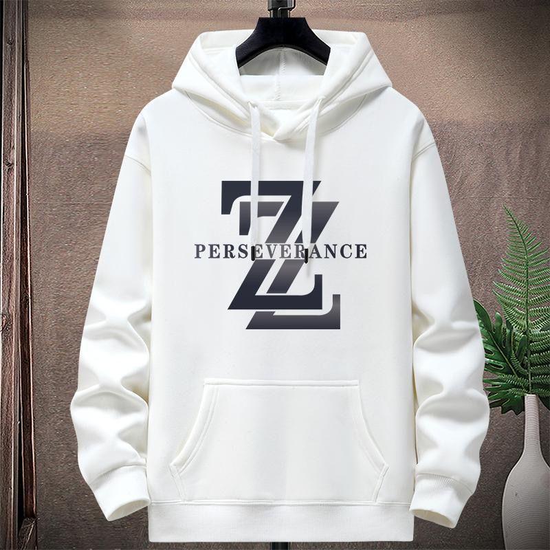 

Men s Trendy Loose Hooded Jacket - Plus Velvet Thickened for Autumn, Winter, Spring Youth 4XL