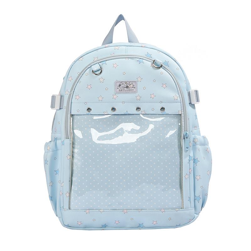 Schoolbag Japanese Star Backpack Female Student Schoolbag Lightweight High Value Pain Bag Girls Campus Versatile Girl Style Backpack