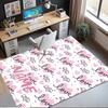 Custom Name Love Printed Carpet,Rug for Office Chair Living Room Bedroom Kitchen Room Decor Gifts.