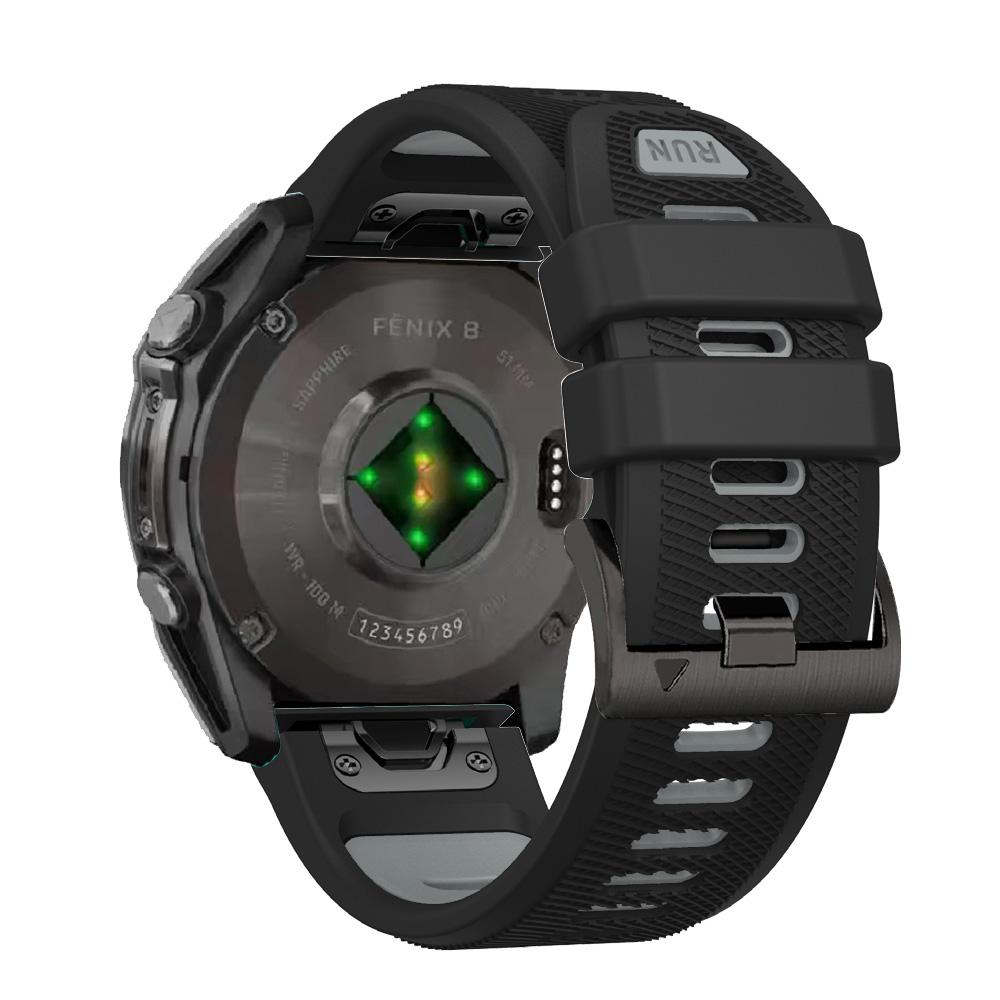 Bracelet Silicone 22mm 26mm Quickfit Pour Montre Garmin Fenix 8 51 47mm 8PRO E 7X 7 Pro 6X 6 Pro 5X 5 Plus Enduro 3 2 Bracelet