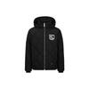 Evisu Aw23 Logo And Seagull Print Long Sleeve Hooded Jacket Men jackets Black 2EAEPM3NJ1183XXPL