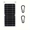 20W Solar Panel, Monocrystalline Module  Solar Panel Kit with PET Material for Smart Phone, Small Fans Monitor Outdoor Security Camera
