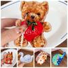 Peacock Cute Bear Hair Claw PVC Acrylic Hair Claw Cartoon Animal Shark Clip  Female