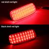 2PCS Red LED Rear Bumper Reflector Lights Fog Lights For Citroen C1 C5 Peugeot 107 206 607 Expert For Fiat Scudo Car Accessories