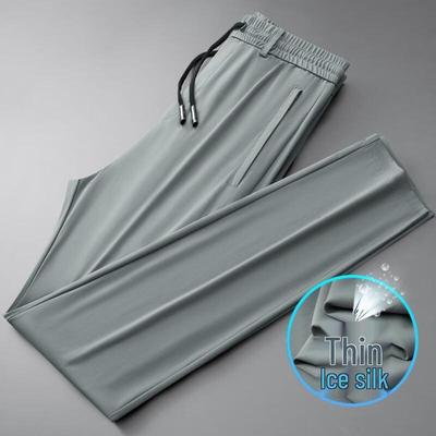 OEING Men's Ice Silk Quick-Dry Casual Pants