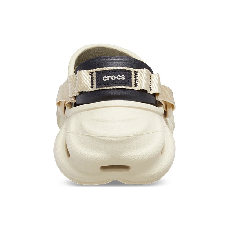 Crocs Echo Clog Bone Black Unisex Sneakers Cream 207937-2YJ