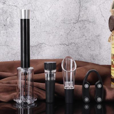 With Aerator Wine Opening Set Pourer Pump Needle Wine Openers Manual Air Pressure Bottle Opener