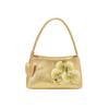 Style Pu Flower Decor Shoulder Bag For Daily Use