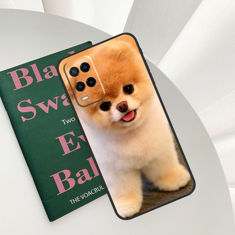 Pomeranian Dogs Dog Colorful Case For Oppo A58 A78 A98 A15 A16 A17 A52 A72 A76 A96 A54 A74 A94 A57 A77 A54S A57S Cover