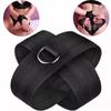 Plush Nylon Bondage Cross Handcuffs - Adult Restraint Training Toy for Couples