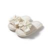 Bow Open Cotton Slippers Warm Fluffy Slippers Home Plush Slippers