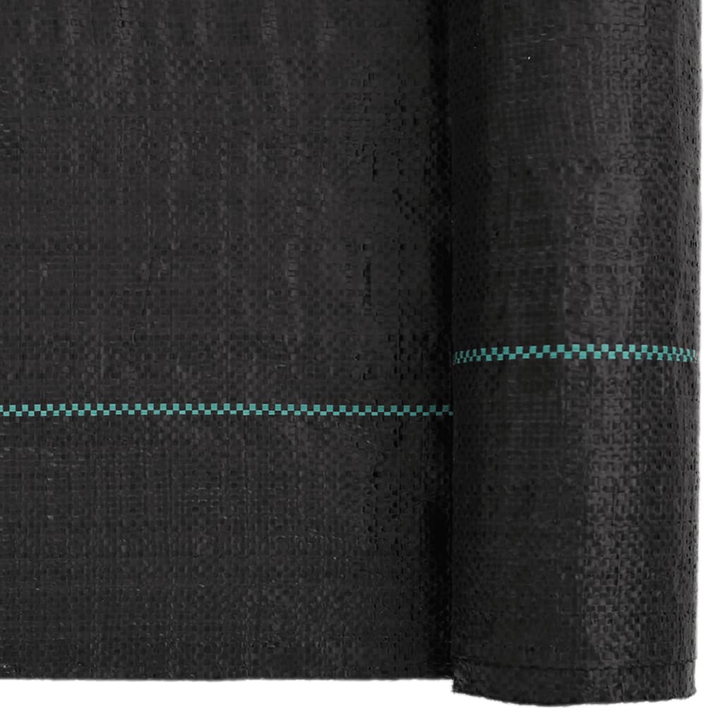 Vidaxl Agrowłóknina Antychwastowa, Czarna, 2X50 M, Pp