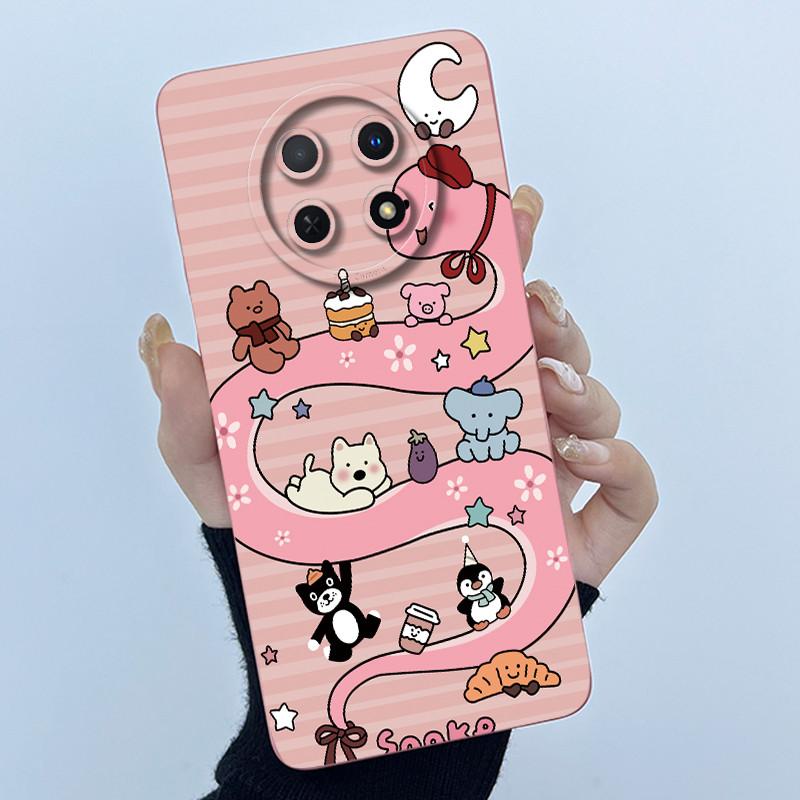 Case For Huawei Nova 14i Phone Case Coque Simplicity Oil Painting Flowers Silicone Soft Back Cover For Huawei Nova14i 14 I Funda