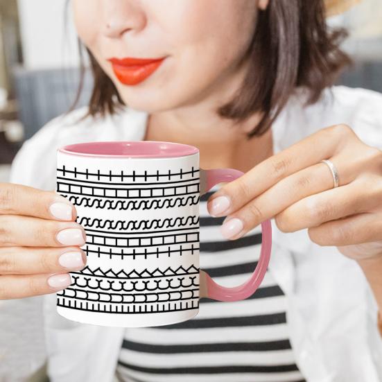 

Funny Hidden Message Ceramic Coffee Mug 350ml F*cks This Shit Cup Fun Morning Routine Cup Humorous Gift for Coworkers Friends A