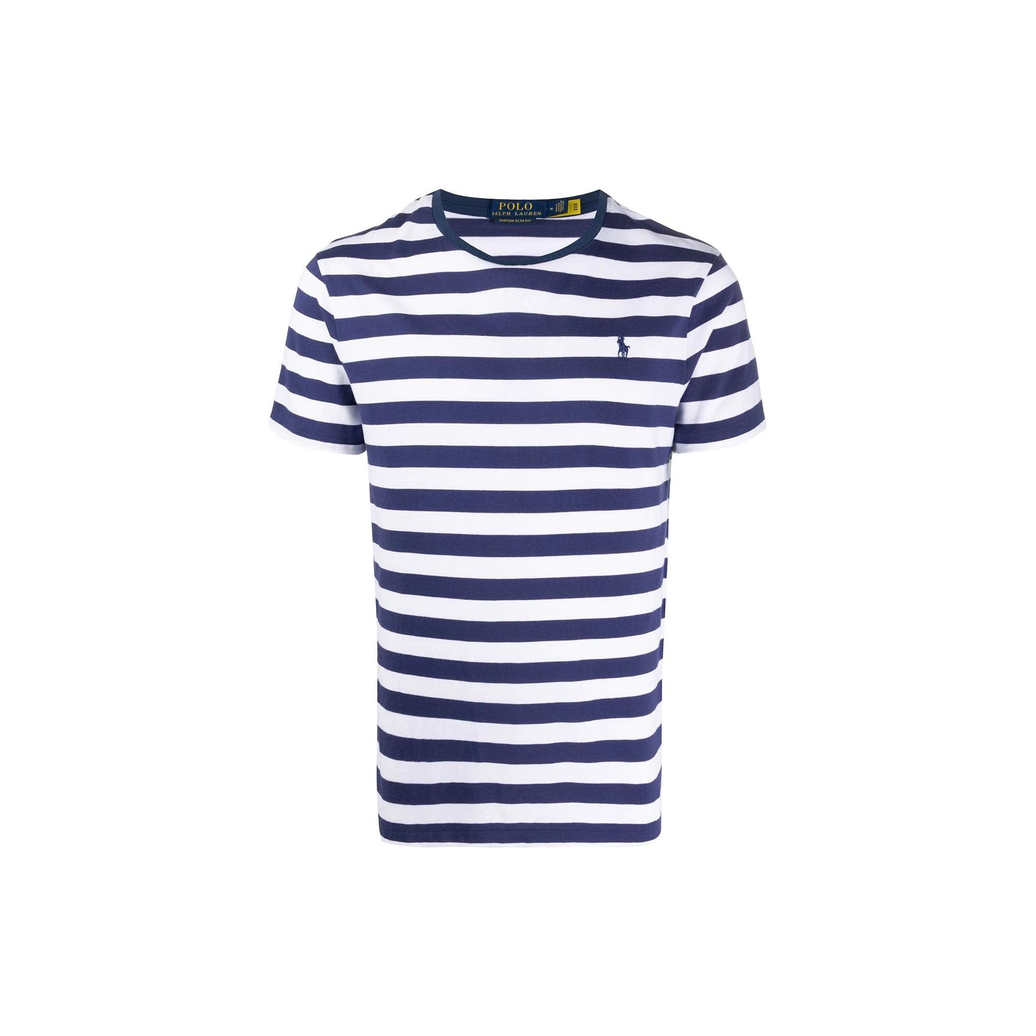 

Мужская футболка с коротким рукавом Polo Ralph Lauren с вышивкой и полосатым логотипом 710803479004 S