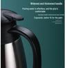 304 Stainless Steel Vacuum Insulated European Teapot Thermos Flask - Large Capacity Hot Water Kettle for Home or Hotel Use