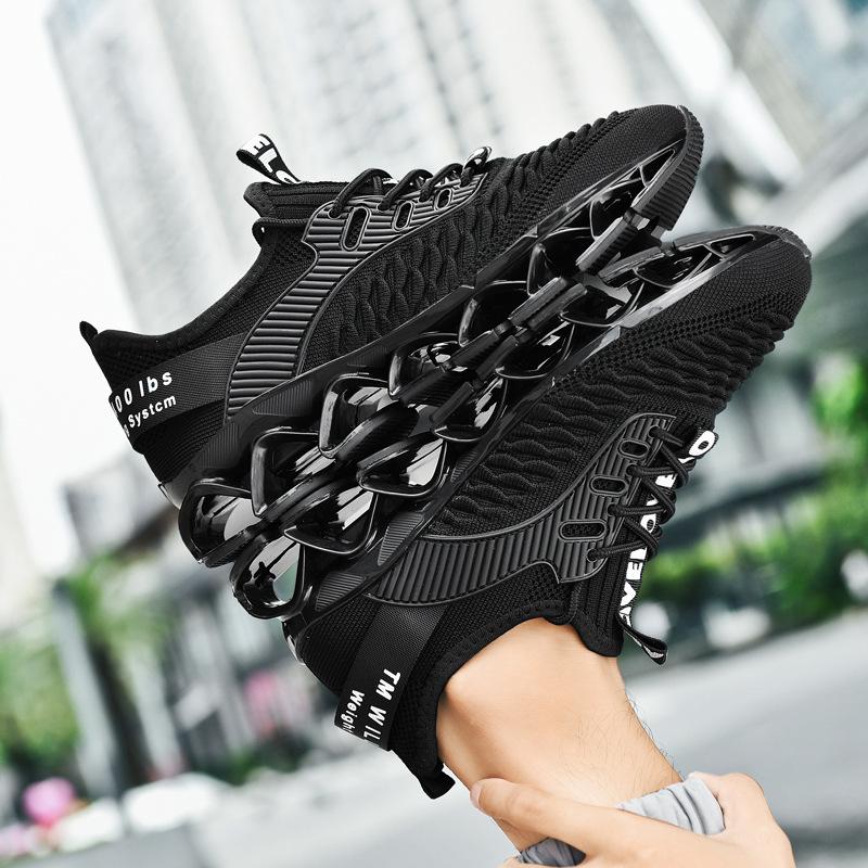 Blade sports men's shoes mesh casual running shoes versatile little white coconut student dad shoes