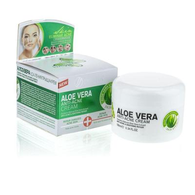 Krém pro problematickou pleť a pleť se sklonem k akné, obohacený o extrakt z aloe vera a oleje