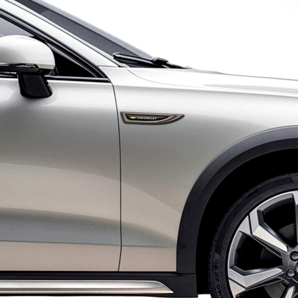 2026 Heißer Autoaufkleber 2 Stück Auto Metall Logo Karosserie Seitenkotflügel Messer Abzeichen Aufkleber für KIA Rio Soul K5 K3 Sportage Ceed Sorento