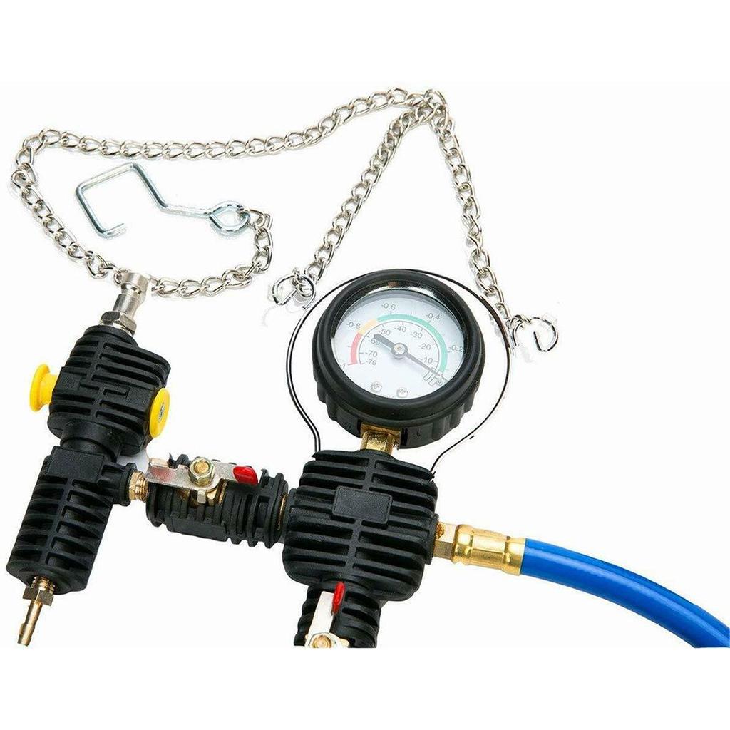28-Piece Car Radiator Pressure Tester and Coolant Leakage Detection Kit